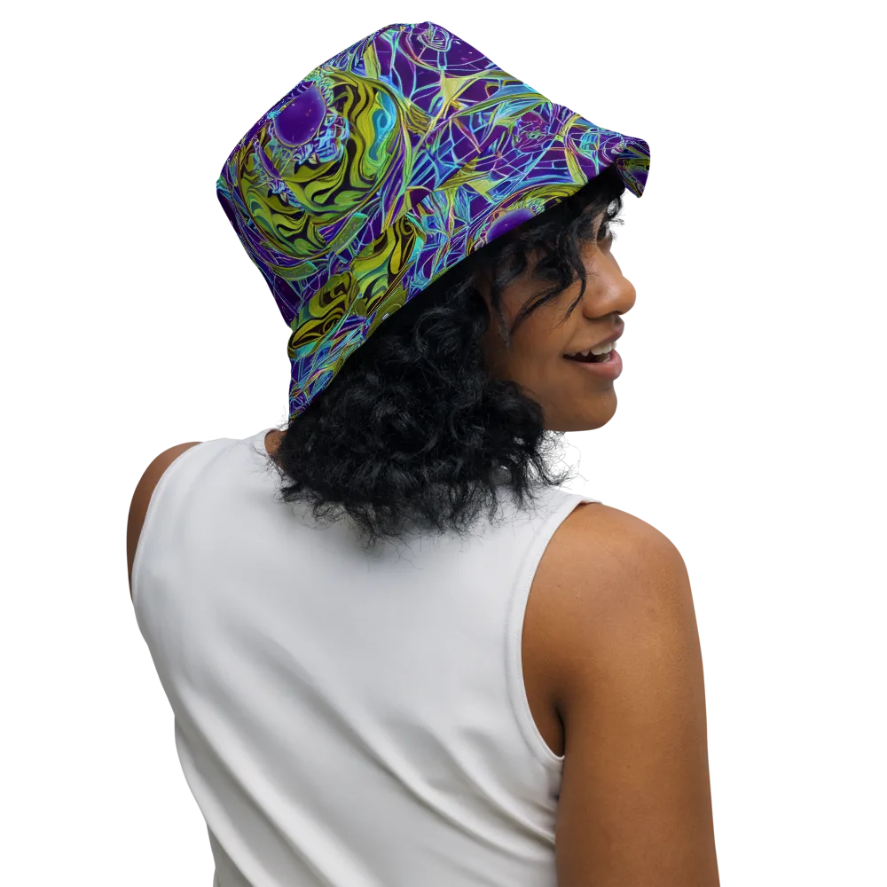Hyperviolet on Reversible Bucket Hat — Right Outside