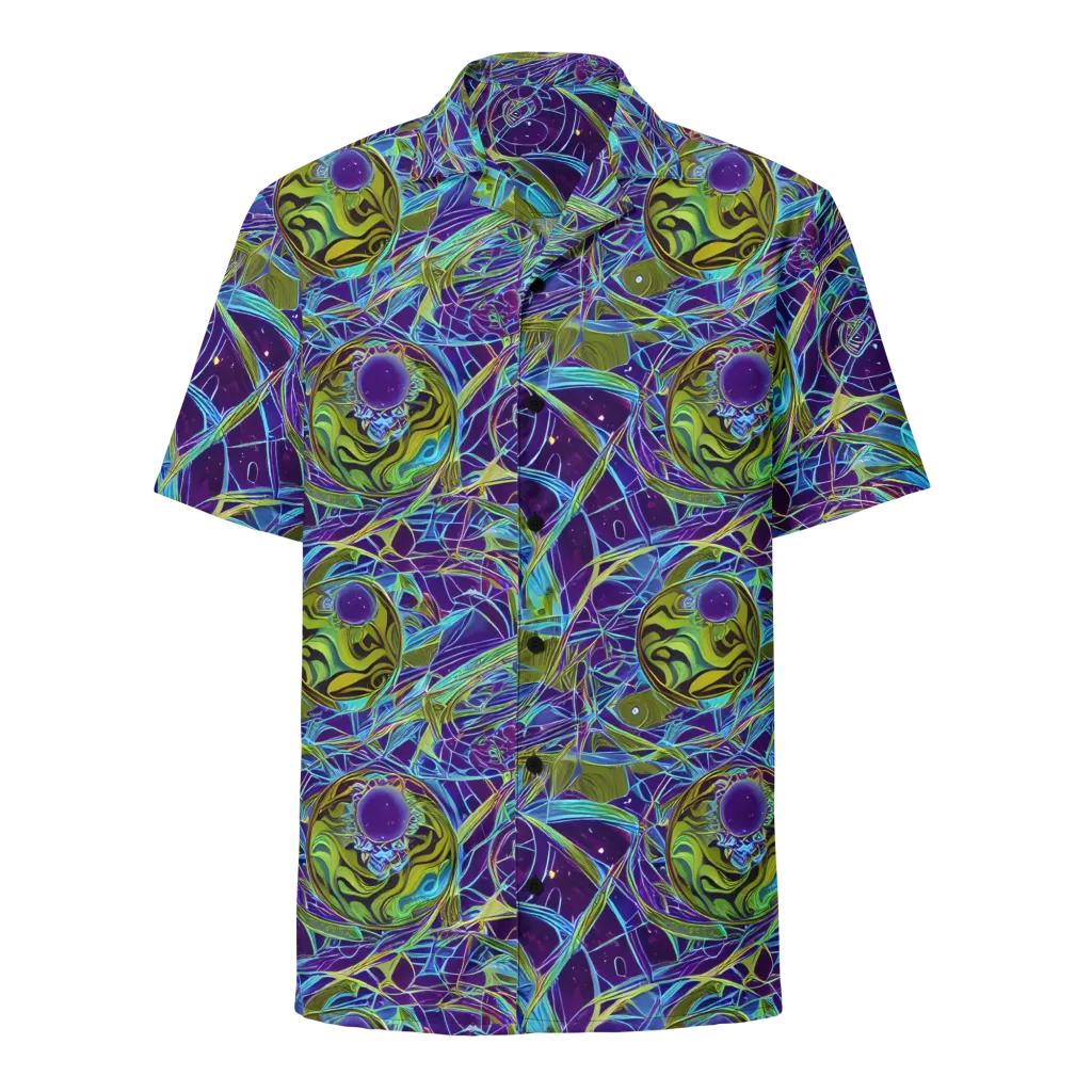 Hyperviolet on Button Shirt — Front