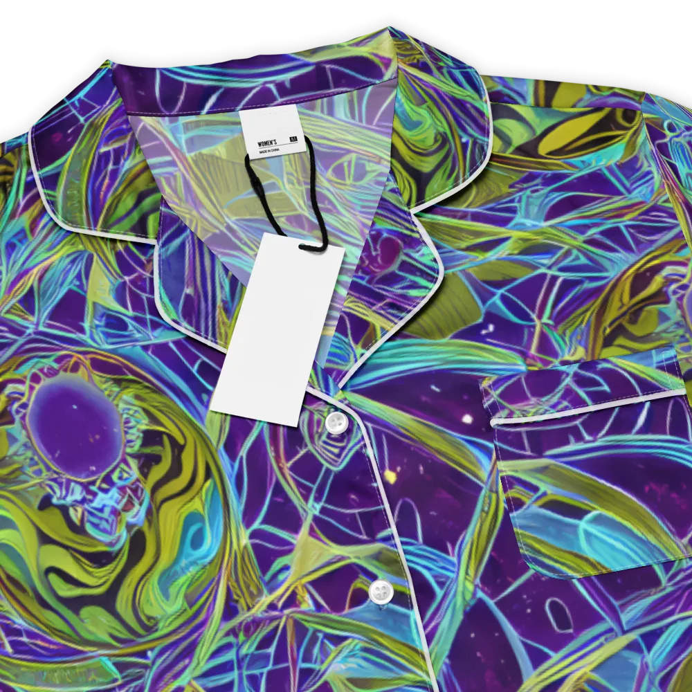 Hyperviolet on Women's Short Sleeve Pajama Top — Product details