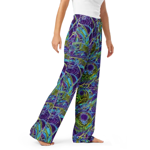 Hyperviolet on a Women's Pajama Pants