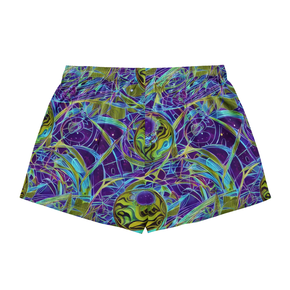 Hyperviolet on Women's Pajama Shorts — Back