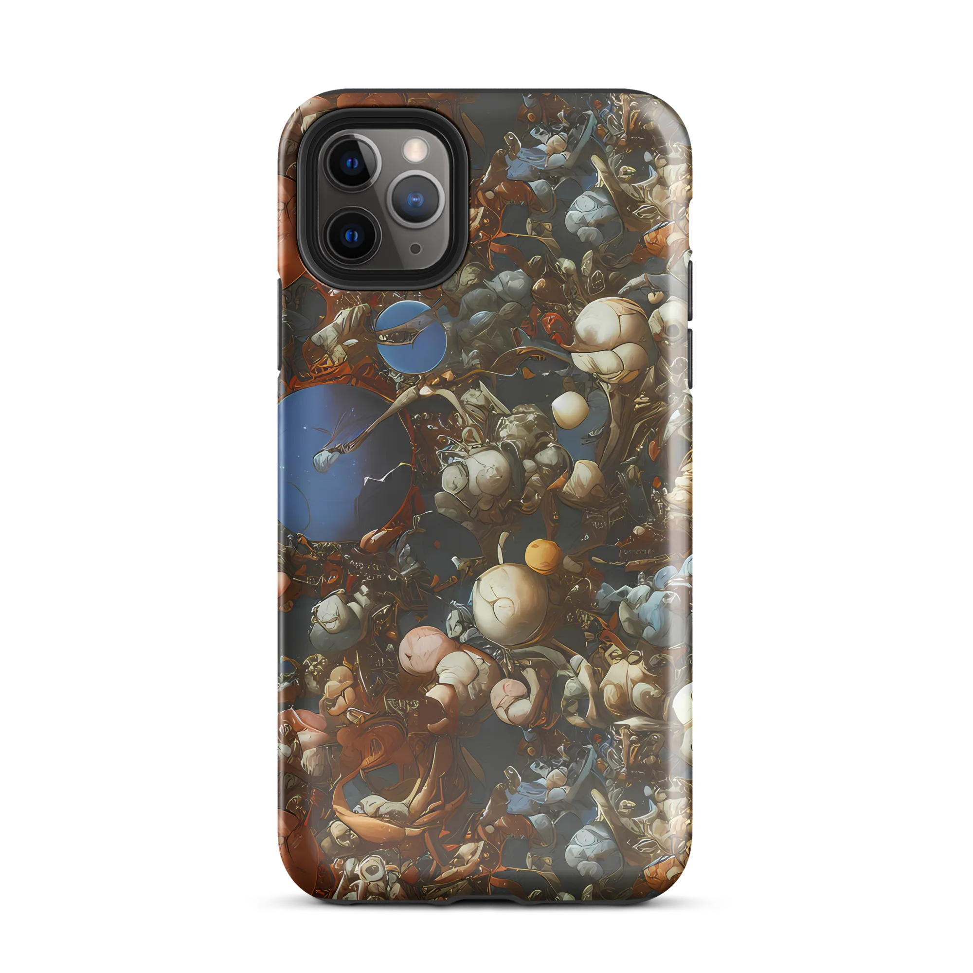 Sculptural Chaos on Tough Case for iPhone® — Front