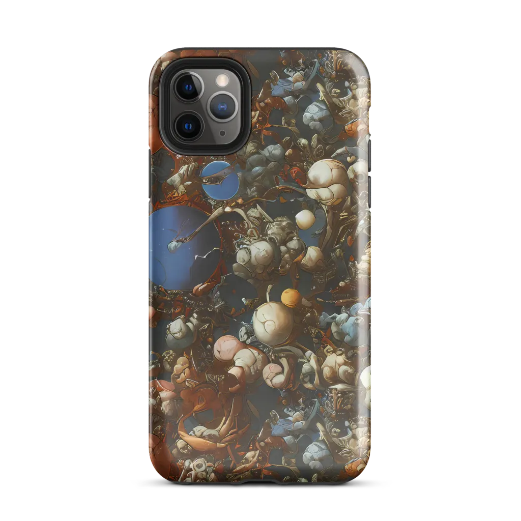 Sculptural Chaos on Tough Case for iPhone® — Front