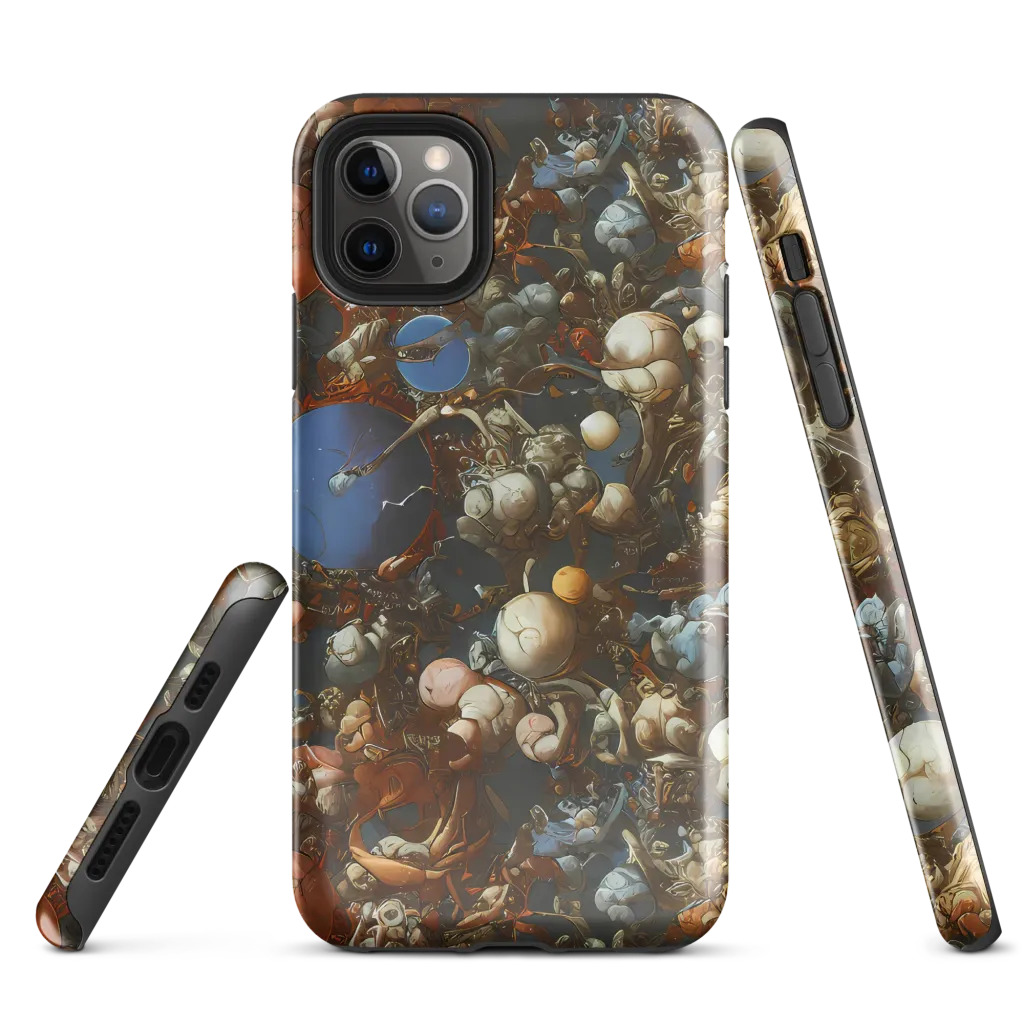 Sculptural Chaos on Tough Case for iPhone® — Front