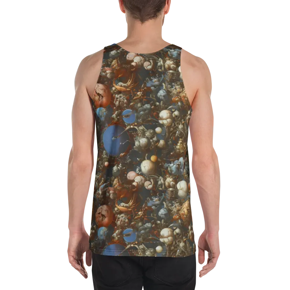 Sculptural Chaos on Men's Tank Top — Back