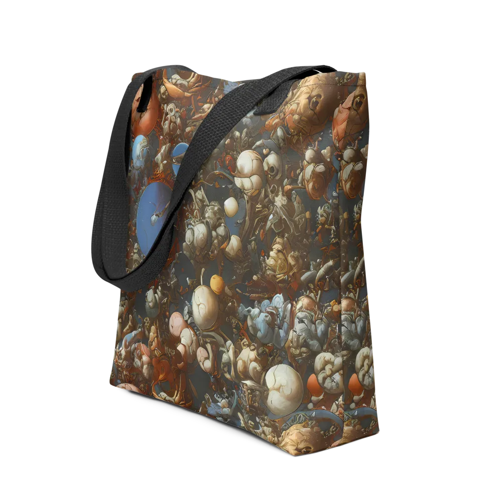 Sculptural Chaos on Tote Bag — Front
