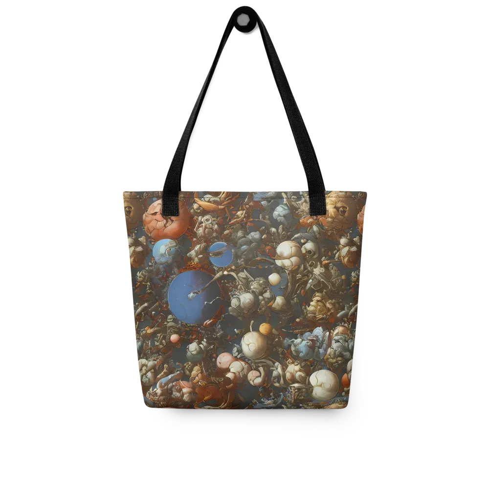 Sculptural Chaos on Tote Bag — Front