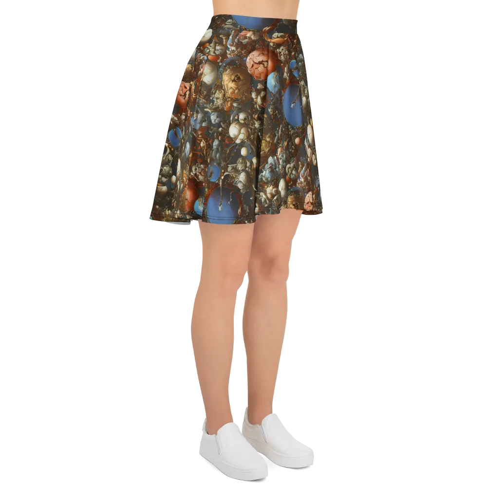 Sculptural Chaos on Skater Skirt — Right