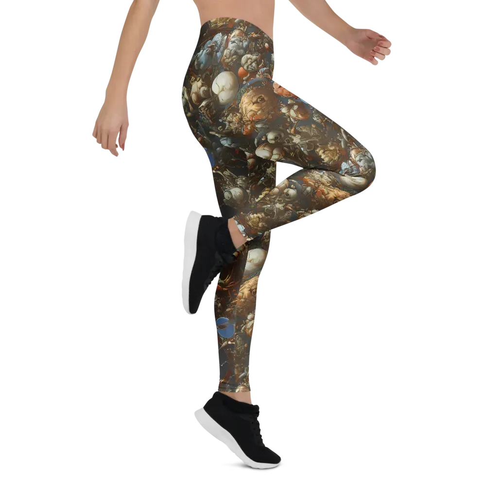 Sculptural Chaos on Leggings — Right
