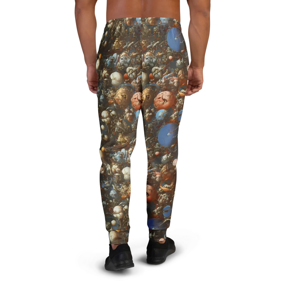 Sculptural Chaos on Men's Joggers — Back