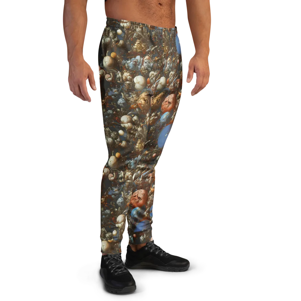 Sculptural Chaos on Men's Joggers — Right