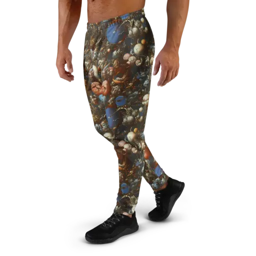 Sculptural Chaos on a Men's Joggers