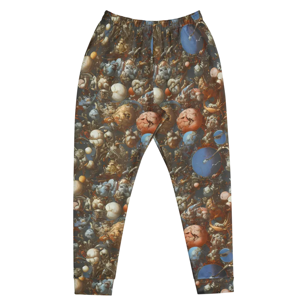 Sculptural Chaos on Men's Joggers — Front