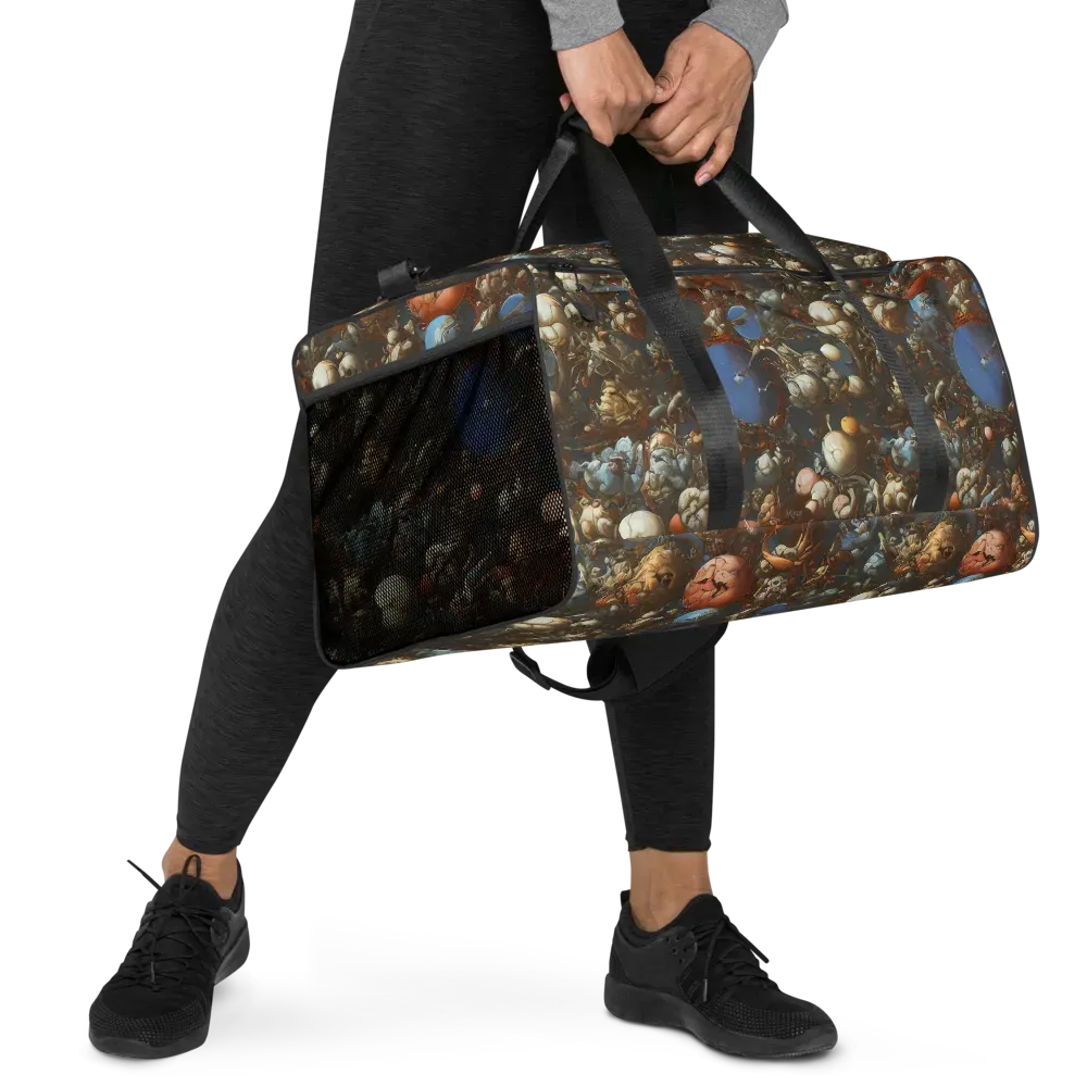 Sculptural Chaos on Duffle Bag — Right Front