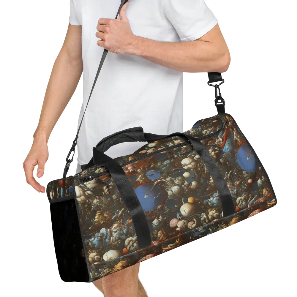 Sculptural Chaos on Duffle Bag — Right Front