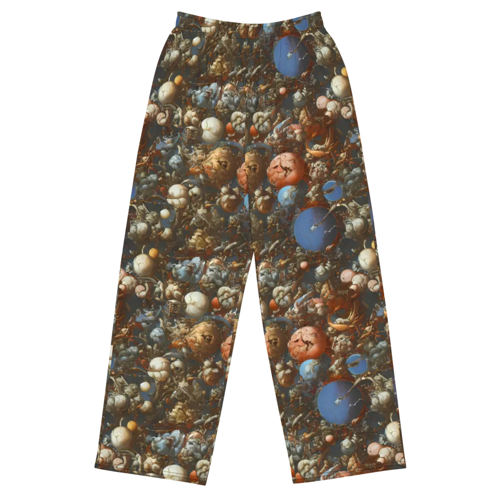 Sculptural Chaos on Wide-Leg Pants — Front