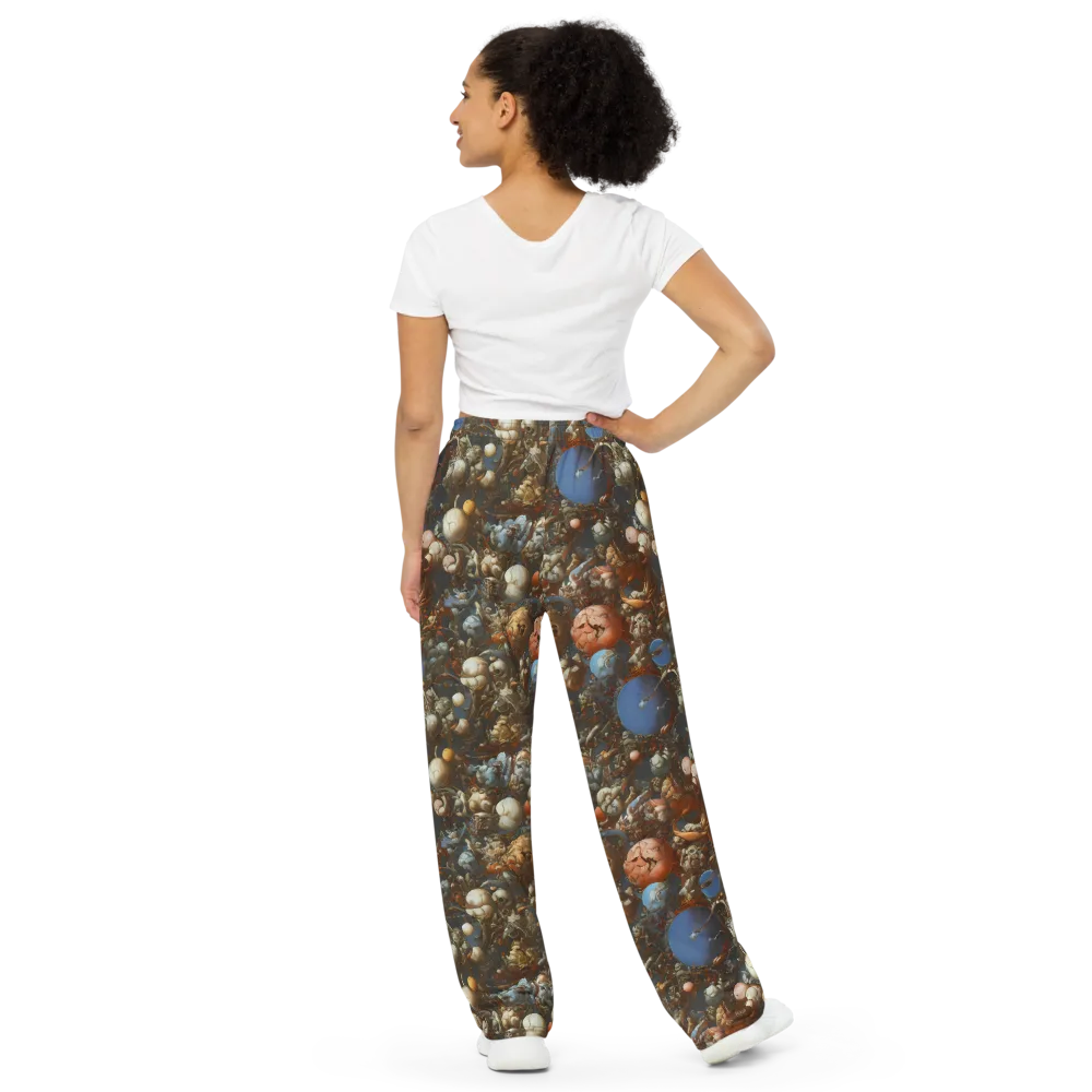 Sculptural Chaos on Wide-Leg Pants — Back