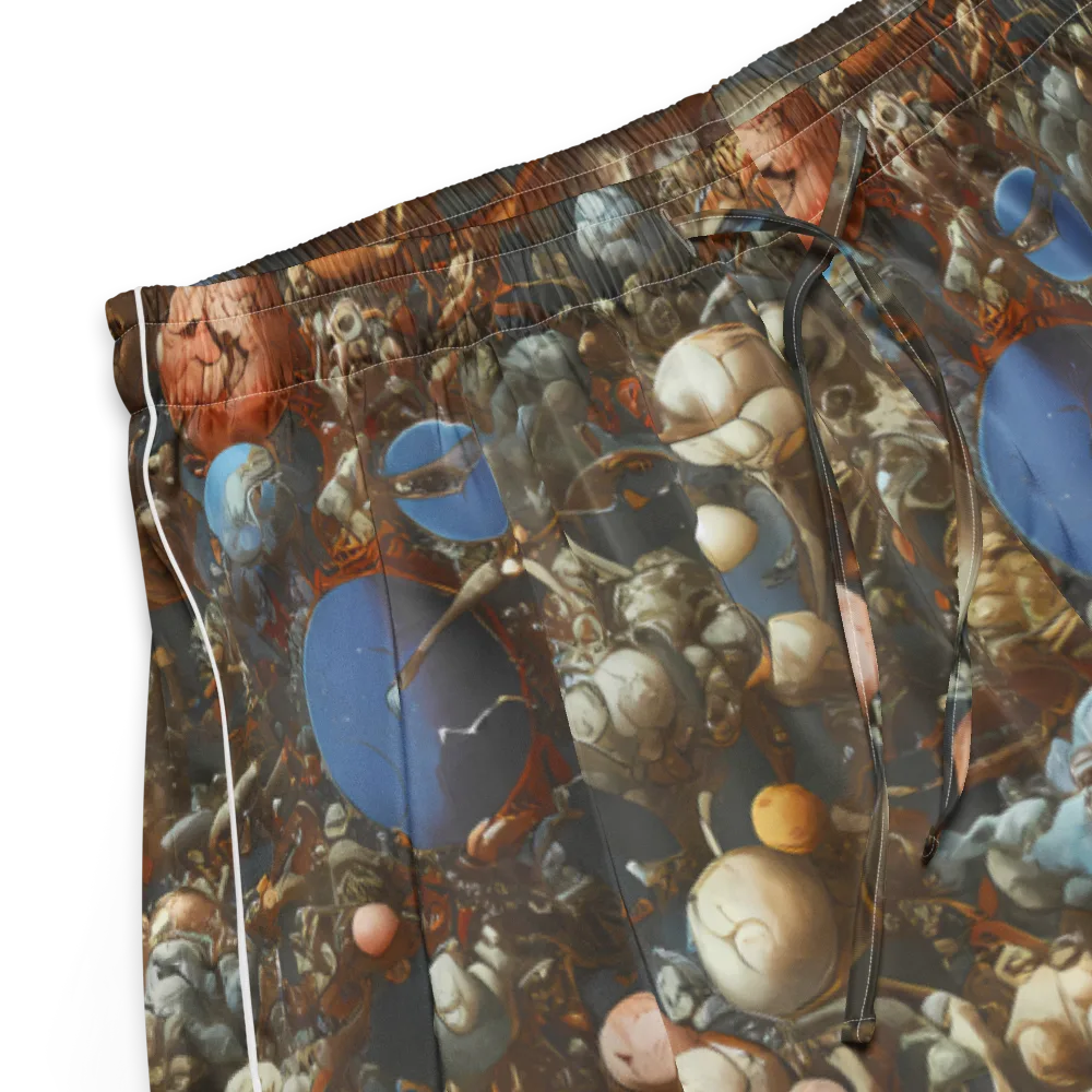 Sculptural Chaos on Women's Pajama Shorts — Product details