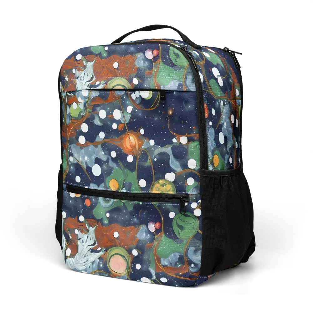 Indigo Wilds on Utility Backpack — Left Front