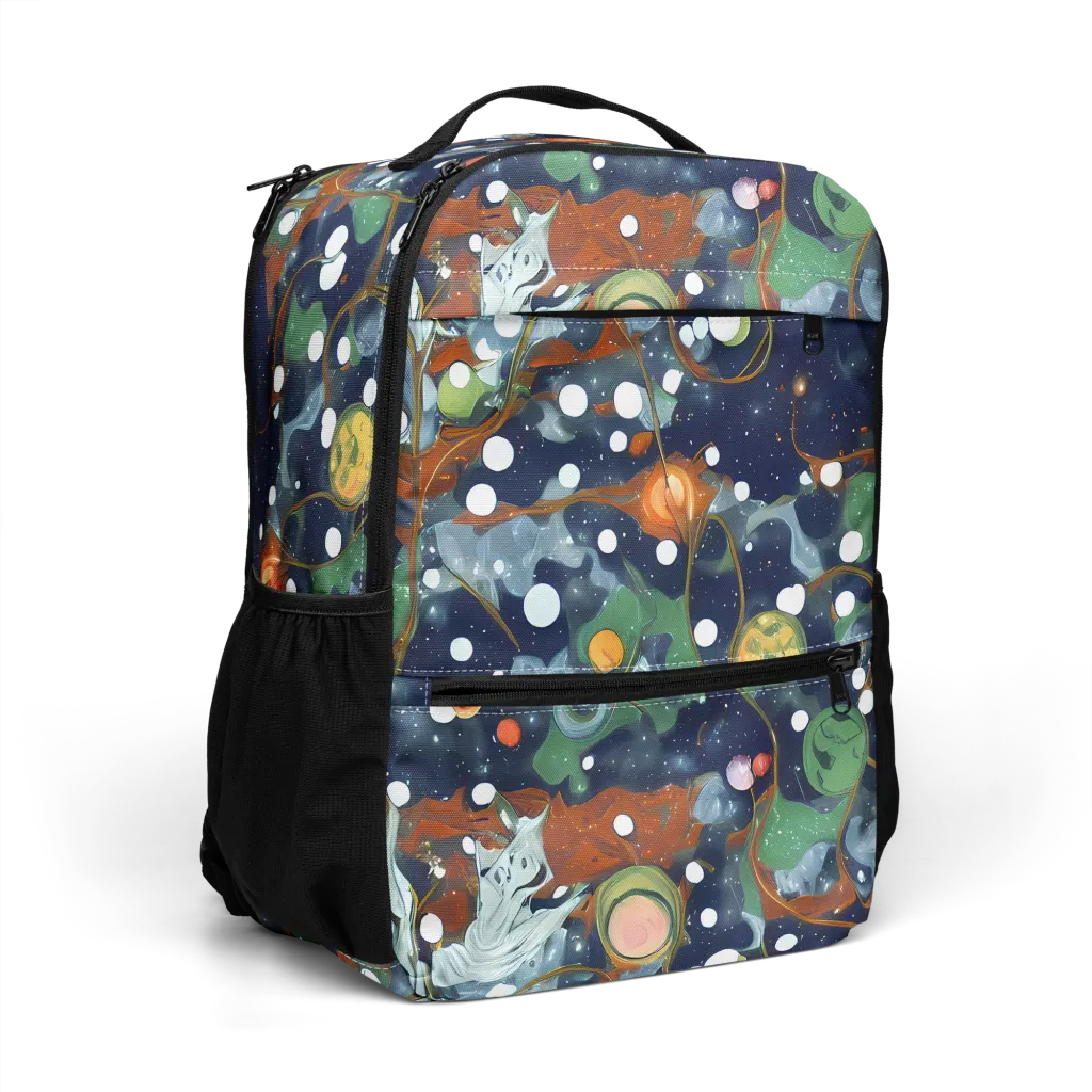 Indigo Wilds on Utility Backpack — Right Front