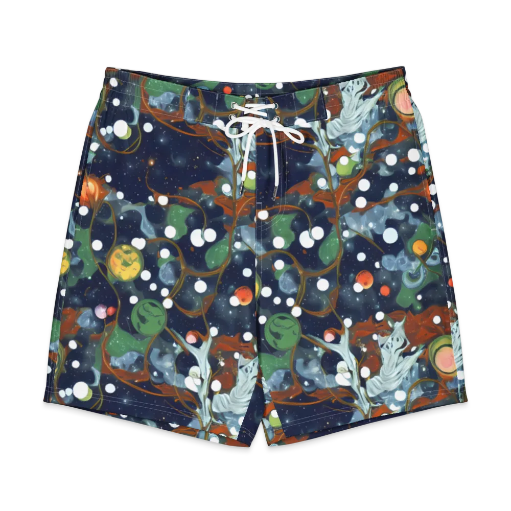 Indigo Wilds on Men's Board Shorts — Front