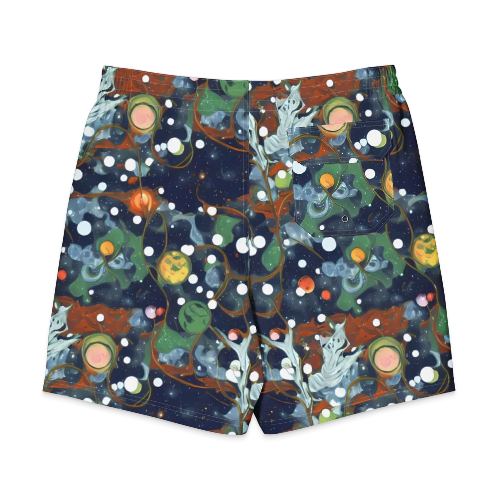 Indigo Wilds on Men's Board Shorts — Back