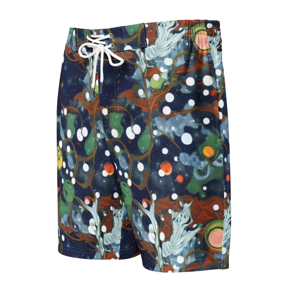 Indigo Wilds on Men's Board Shorts — Front