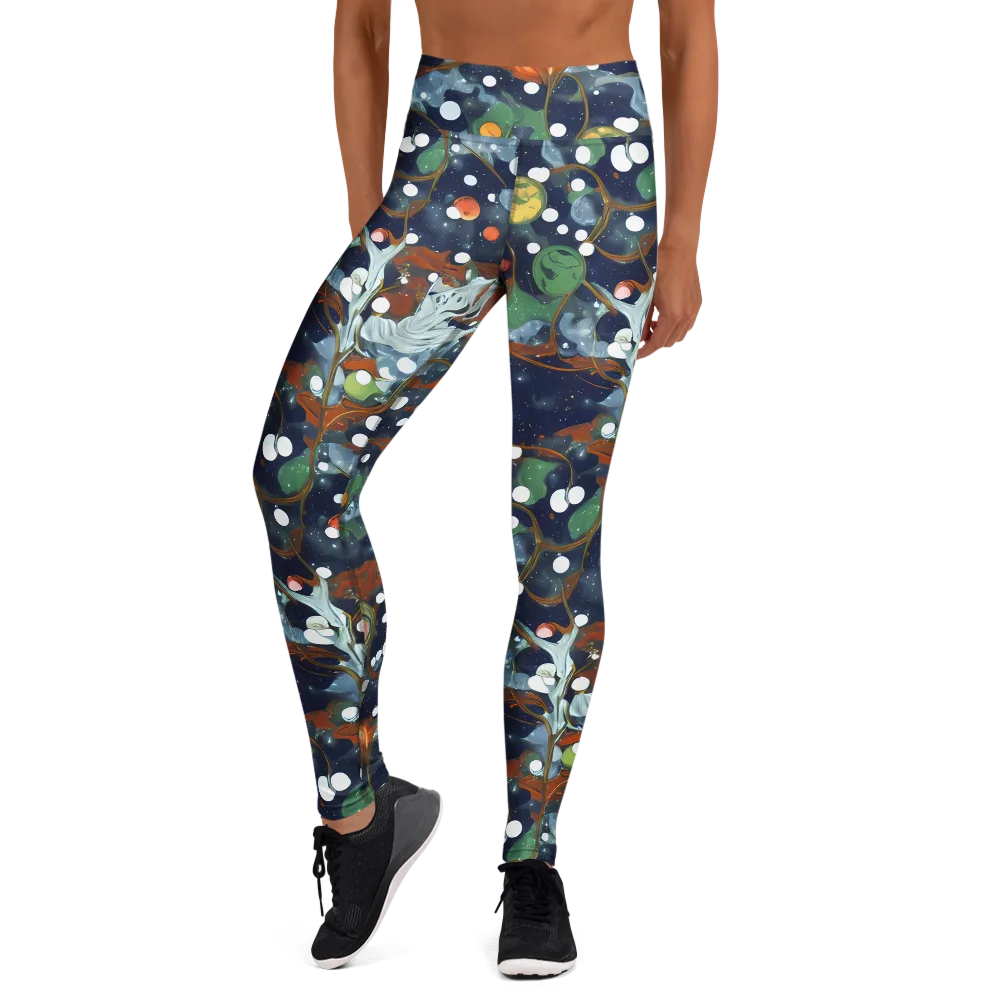 Indigo Wilds on Yoga Leggings — Front