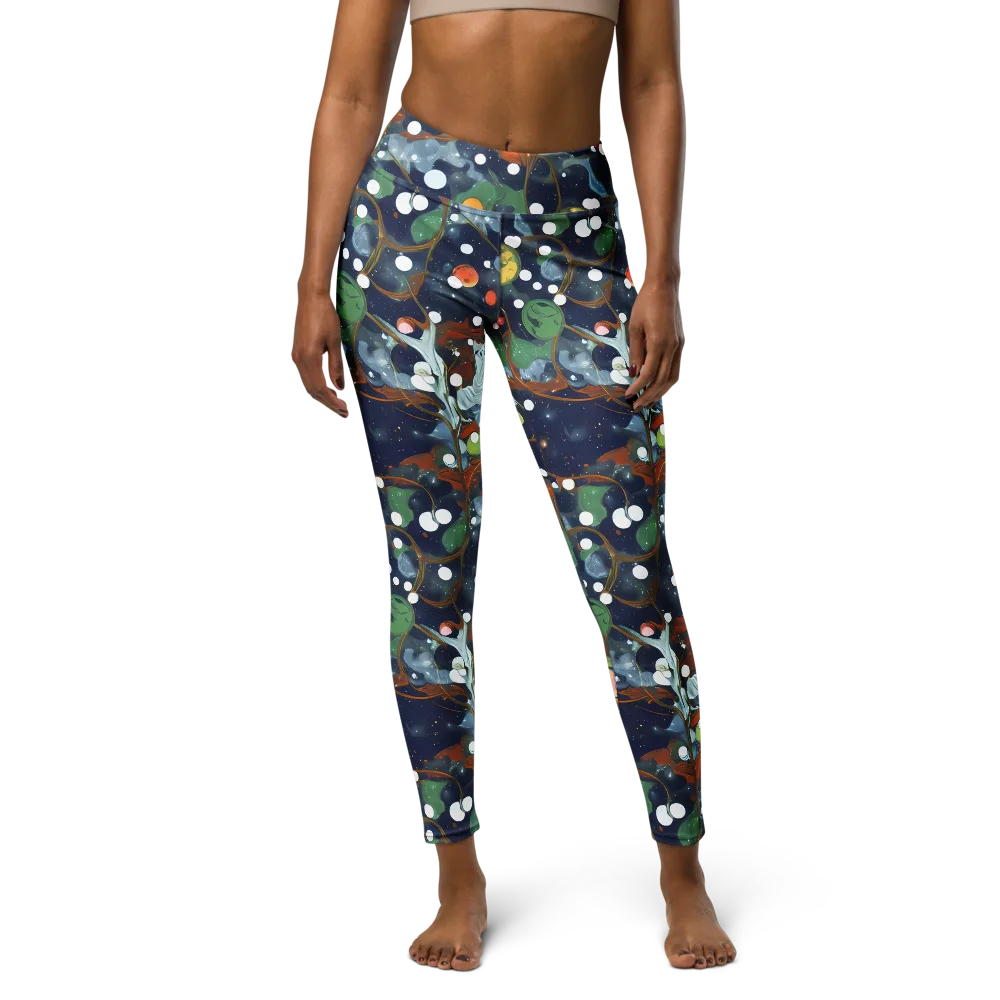 Indigo Wilds on Yoga Leggings — Front