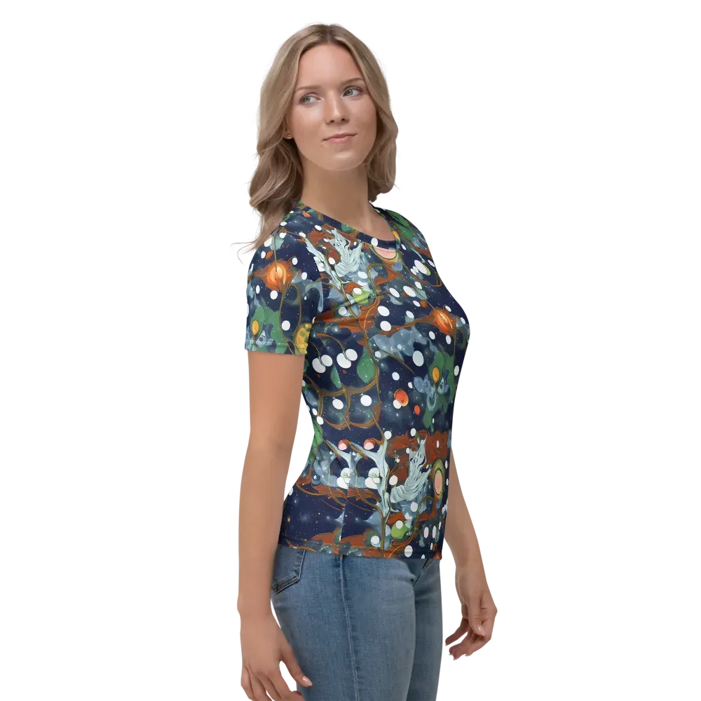 Indigo Wilds on Women's Crew Neck T-Shirt — Right