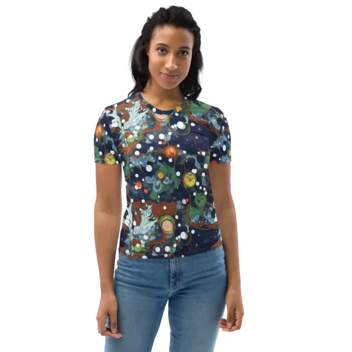 Indigo Wilds on a Women's Crew Neck T-Shirt
