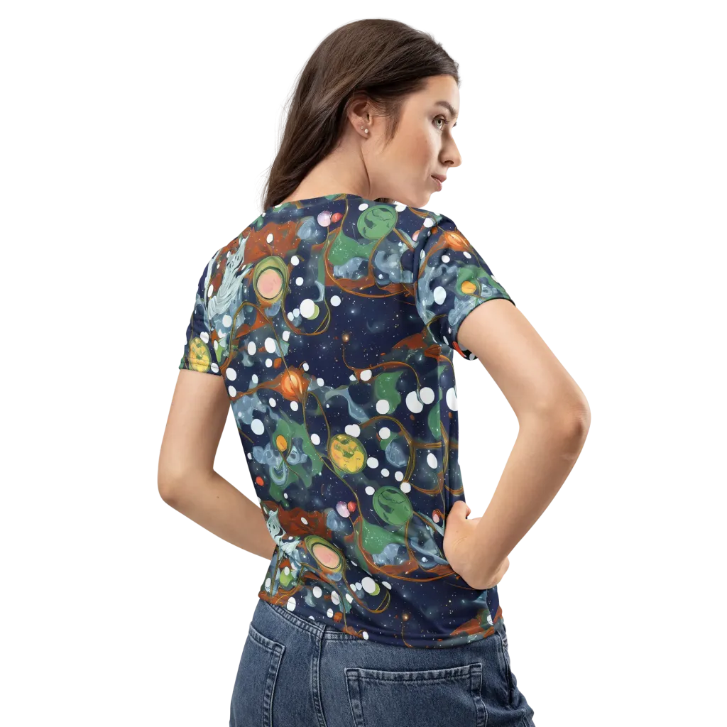Indigo Wilds on Women's Crew Neck T-Shirt — Back