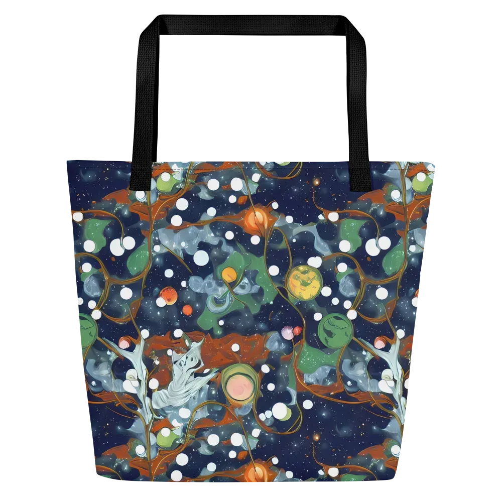 Indigo Wilds on Large Tote Bag W/ Pocket — Front