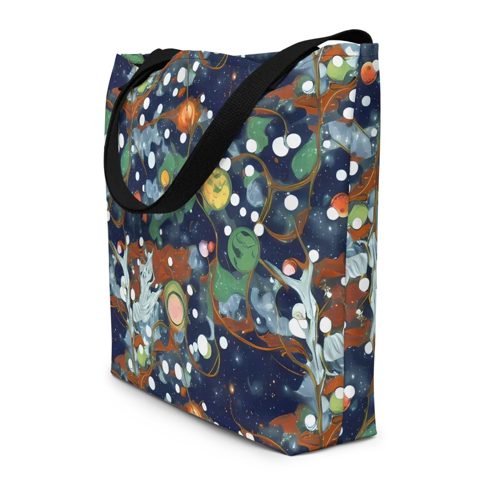 Indigo Wilds on Large Tote Bag W/ Pocket — Front