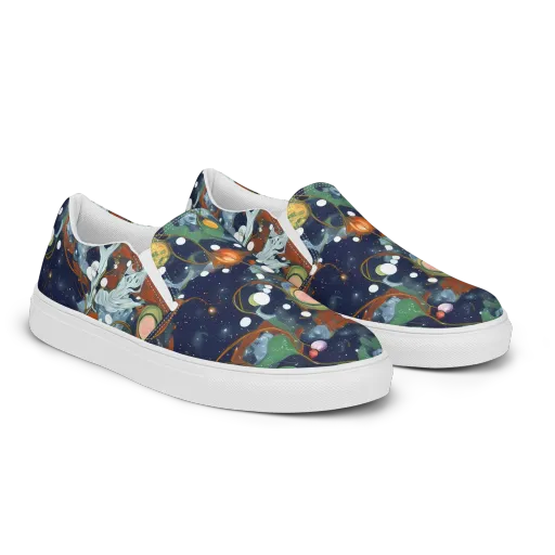 Indigo Wilds on a Women's Slip-On Canvas Shoes
