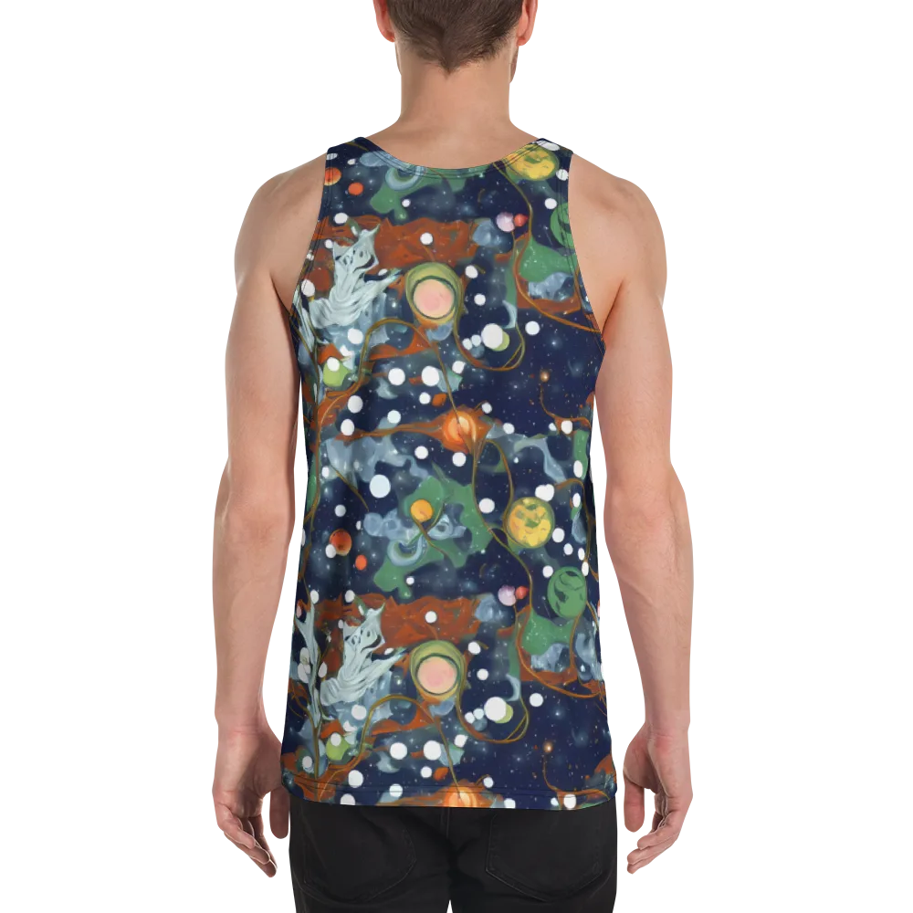 Indigo Wilds on Men's Tank Top — Back