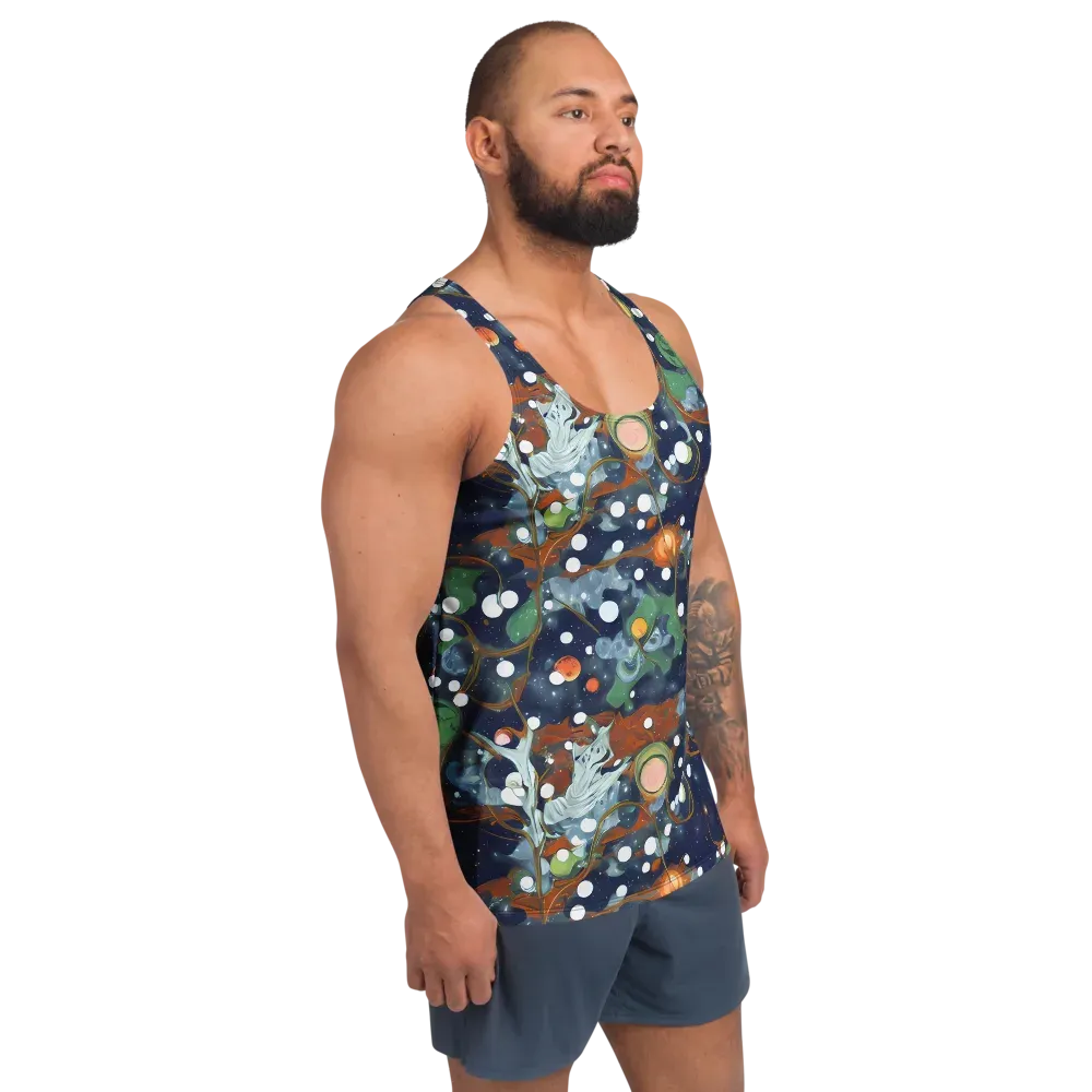 Indigo Wilds on Men's Tank Top — Right Front