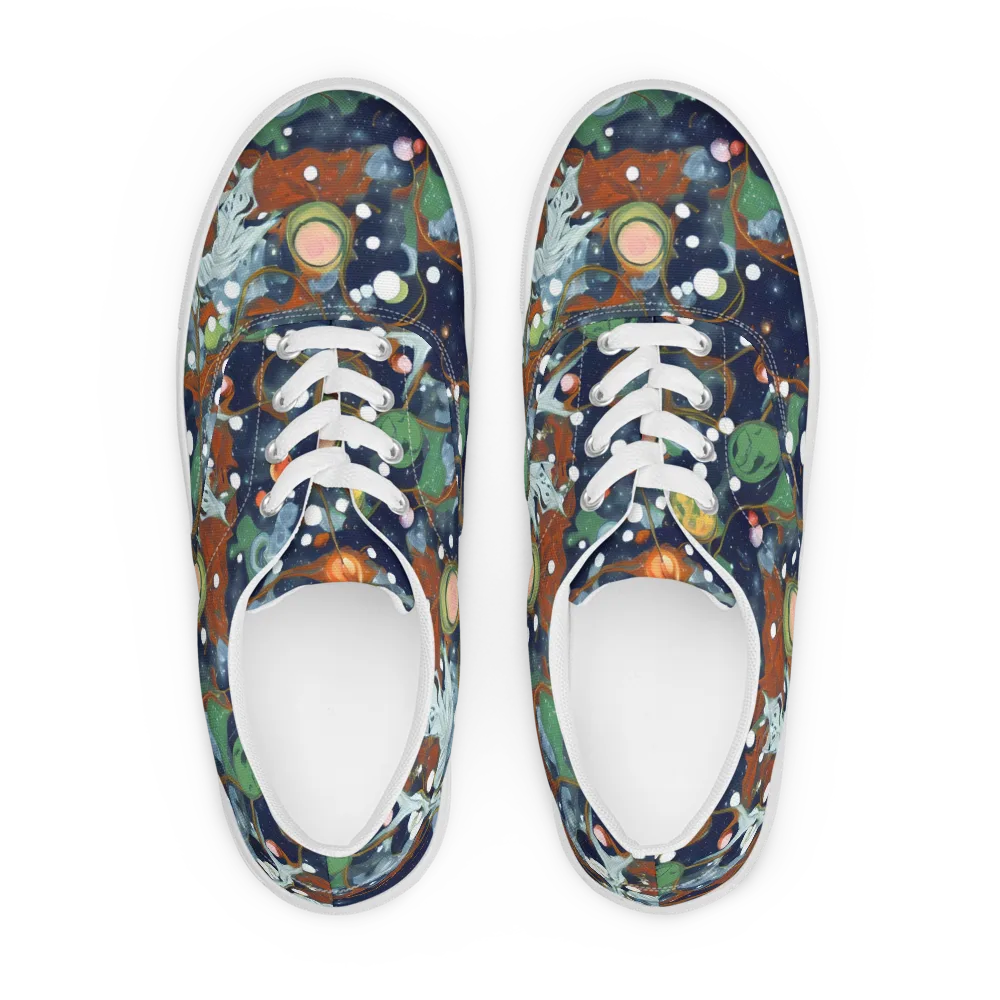 Indigo Wilds on Men's Lace-Up Canvas Shoes — Front