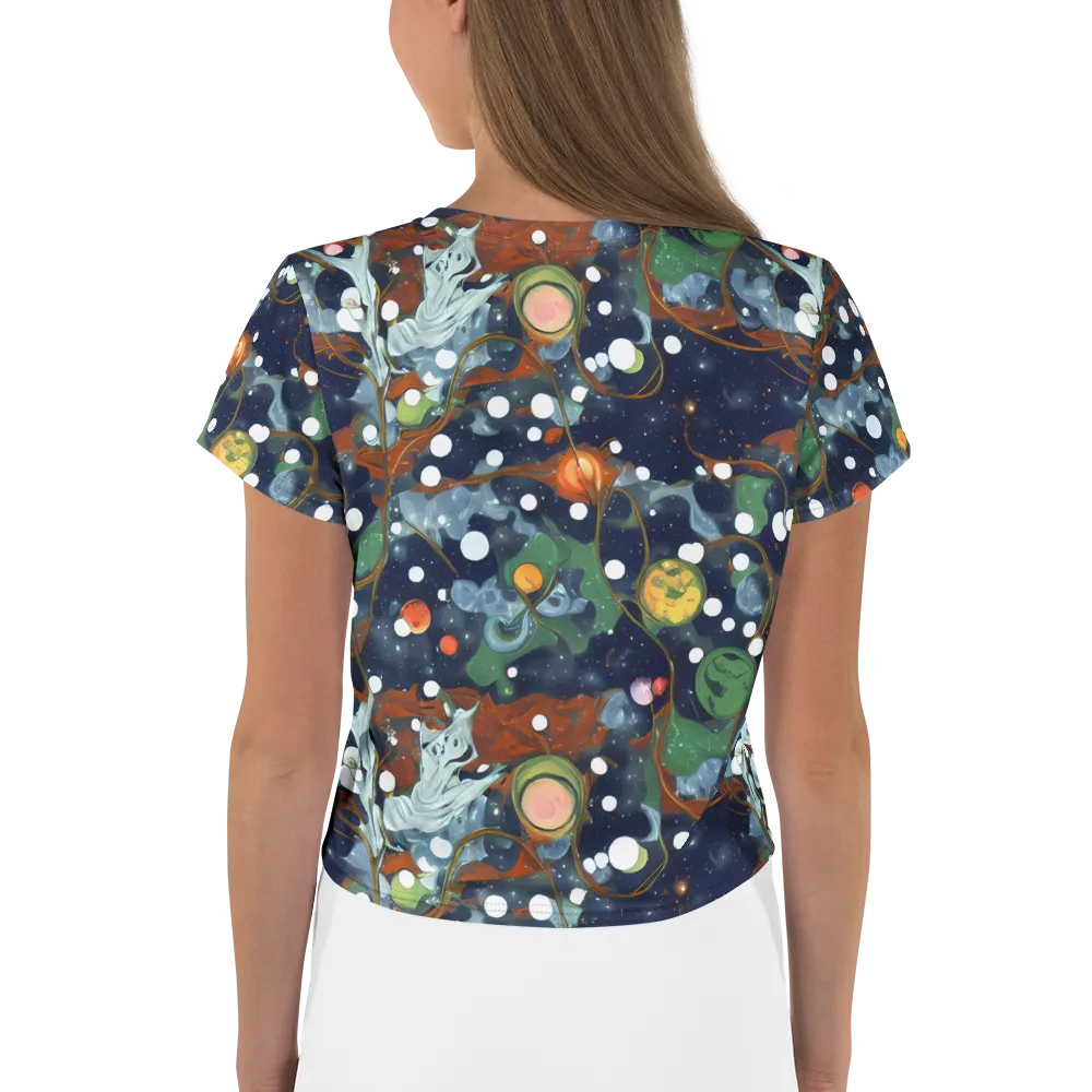Indigo Wilds on Crop Tee — Back