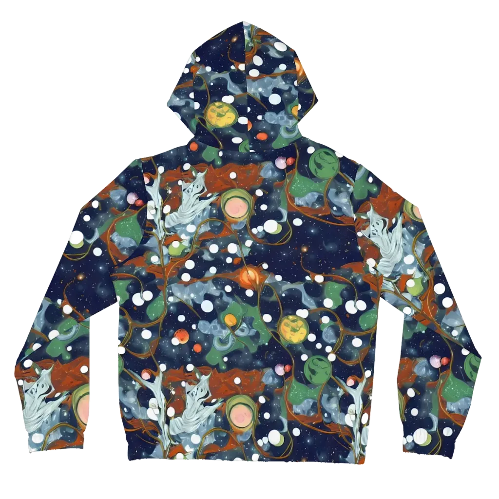 Indigo Wilds on Women's Full-Zip Hoodie — Back
