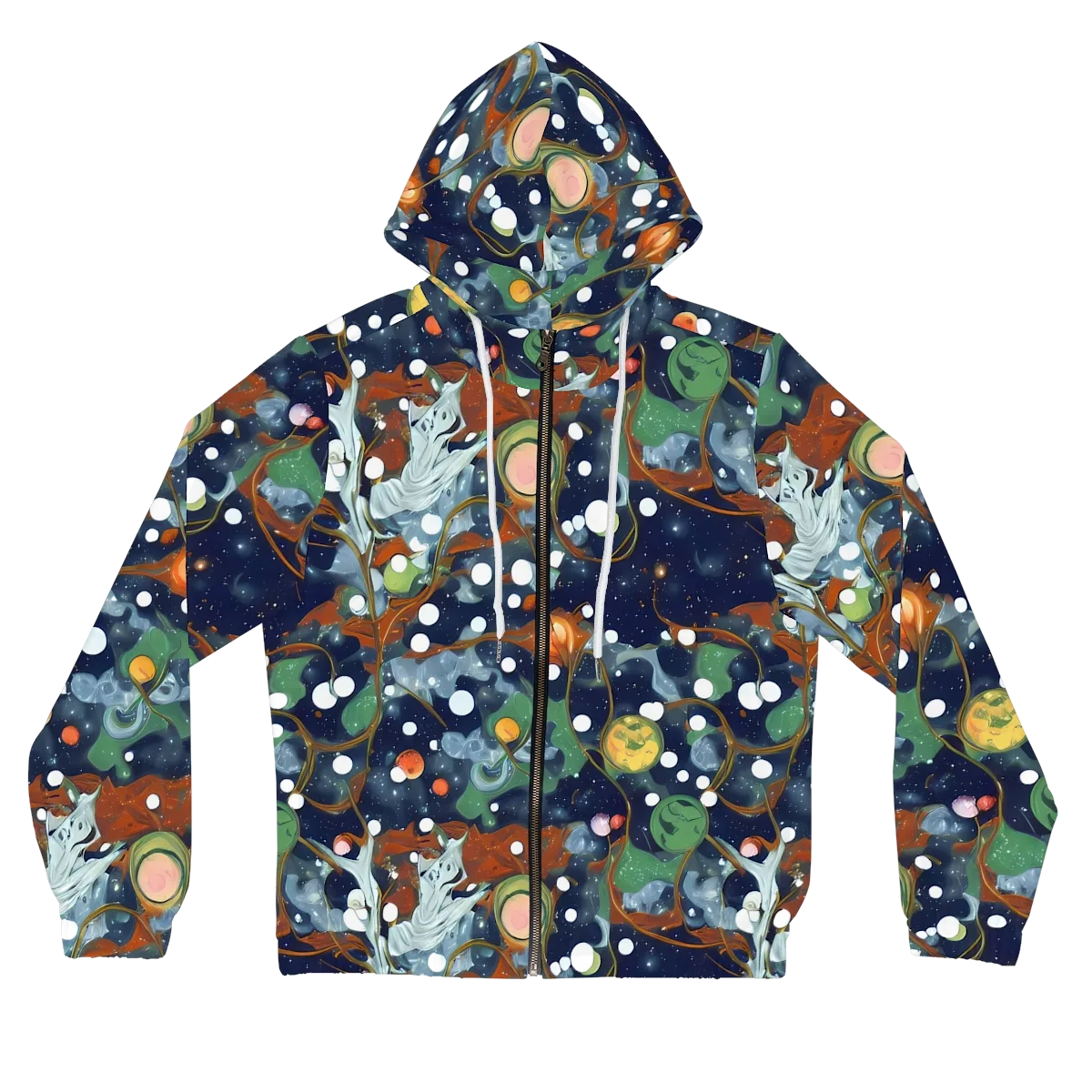 Indigo Wilds on Women's Full-Zip Hoodie — Front