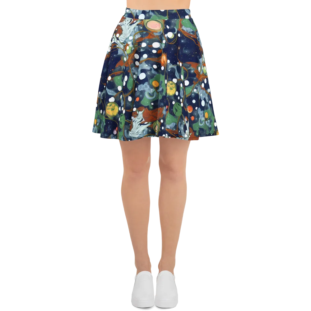 Indigo Wilds on Skater Skirt — Front