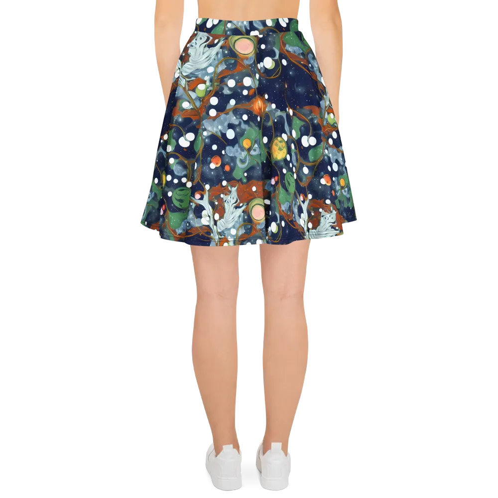 Indigo Wilds on Skater Skirt — Back
