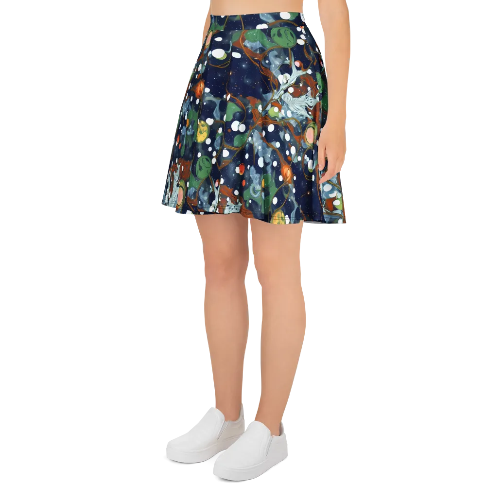Indigo Wilds on Skater Skirt — Left