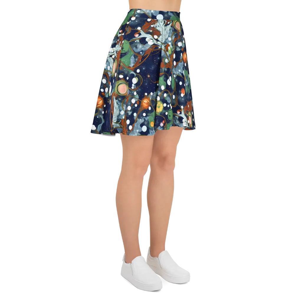 Indigo Wilds on Skater Skirt — Right