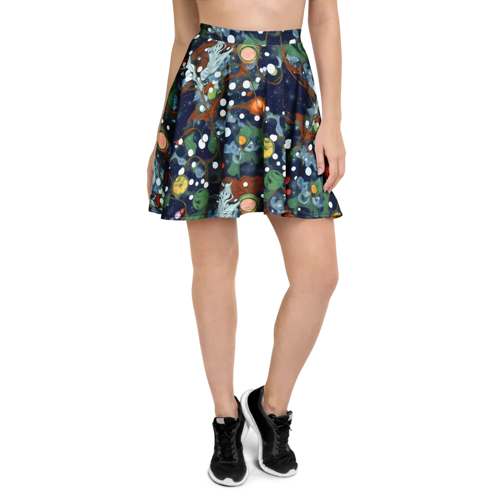 Indigo Wilds on Skater Skirt — Front