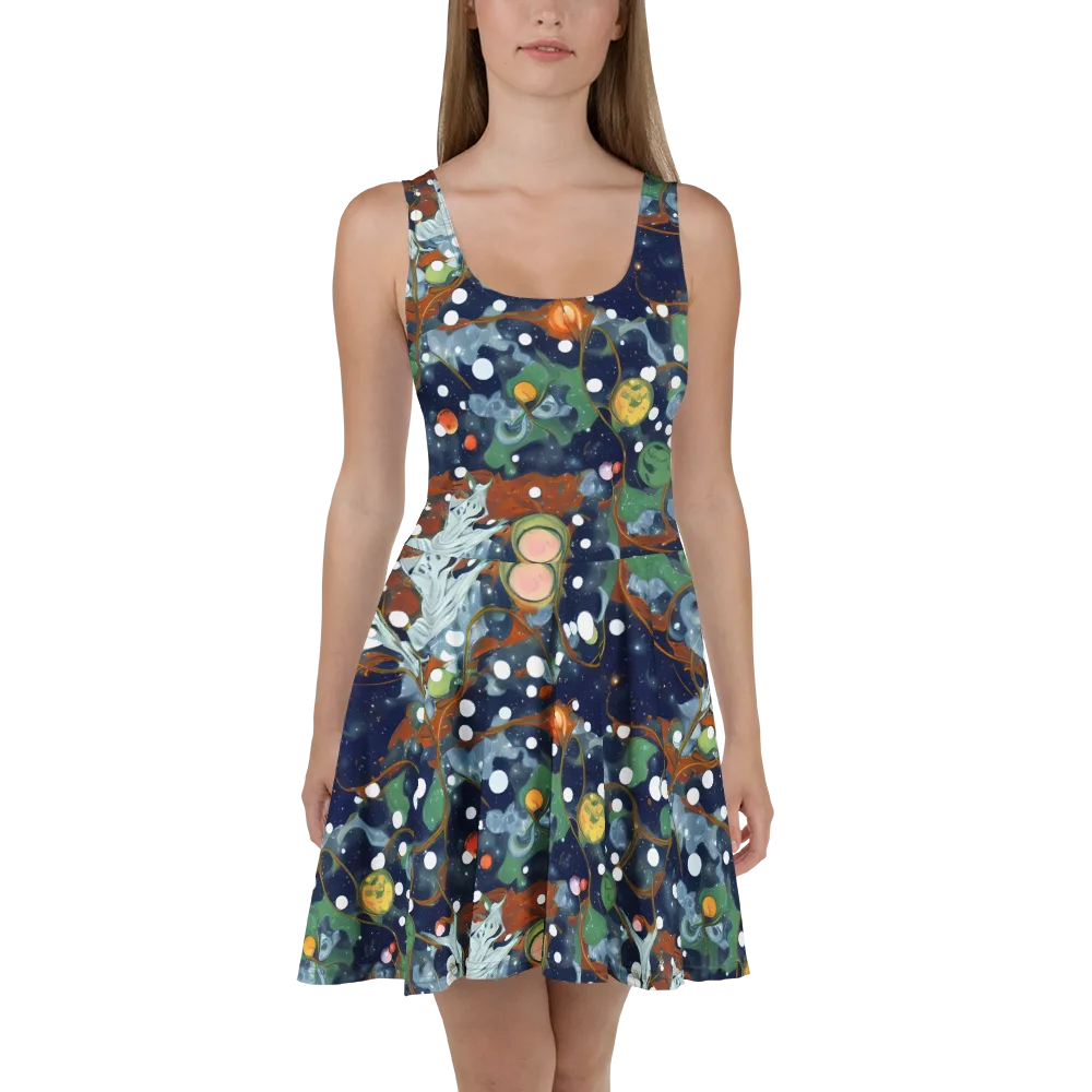Indigo Wilds on Skater Dress — Front