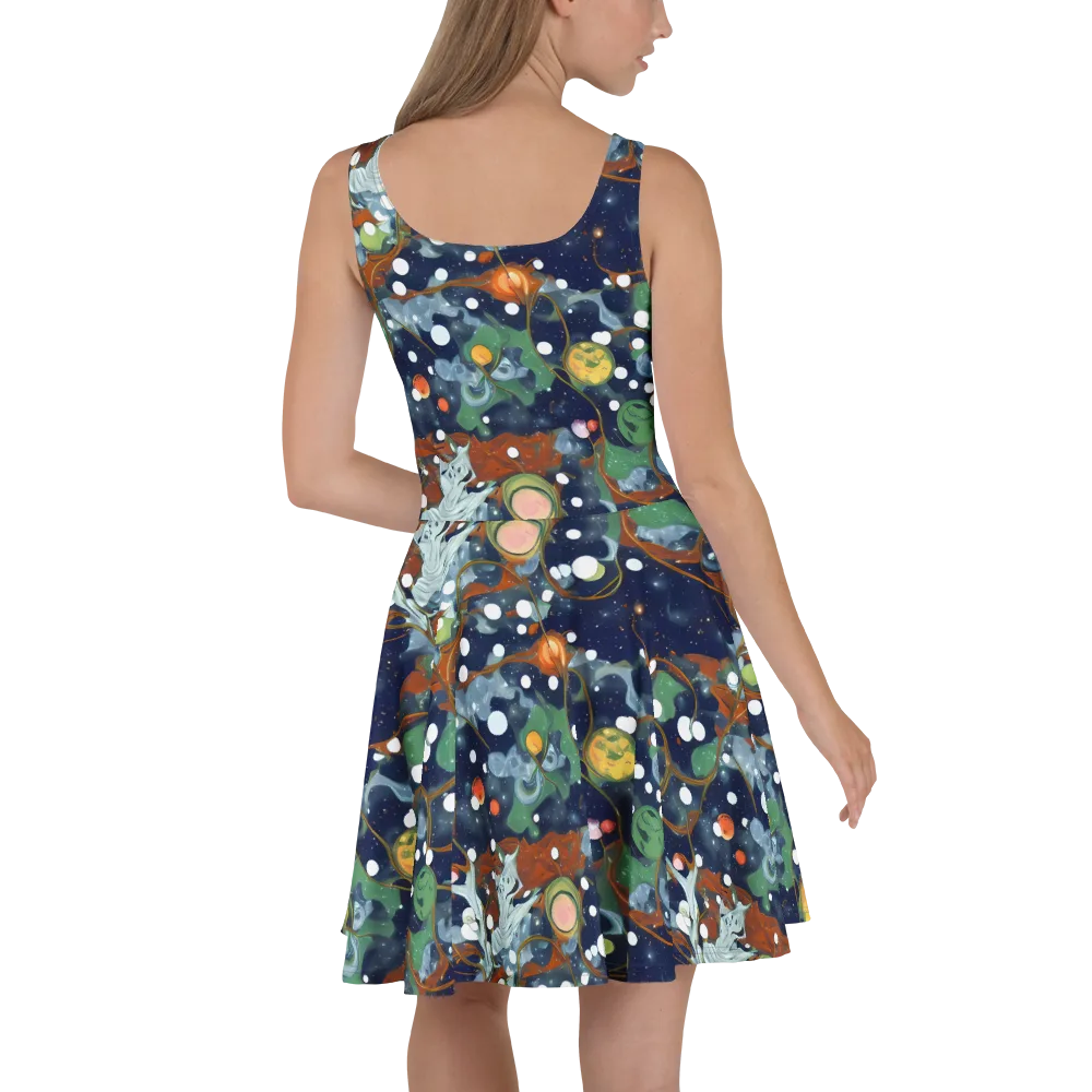 Indigo Wilds on Skater Dress — Back