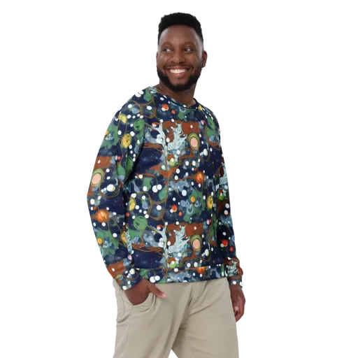 Indigo Wilds on a Sweatshirt