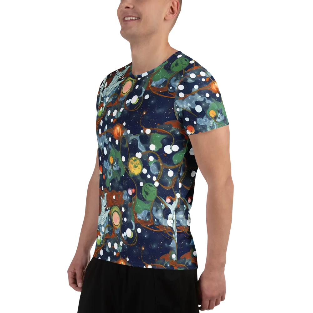 Indigo Wilds on Men's Athletic T-Shirt — Left